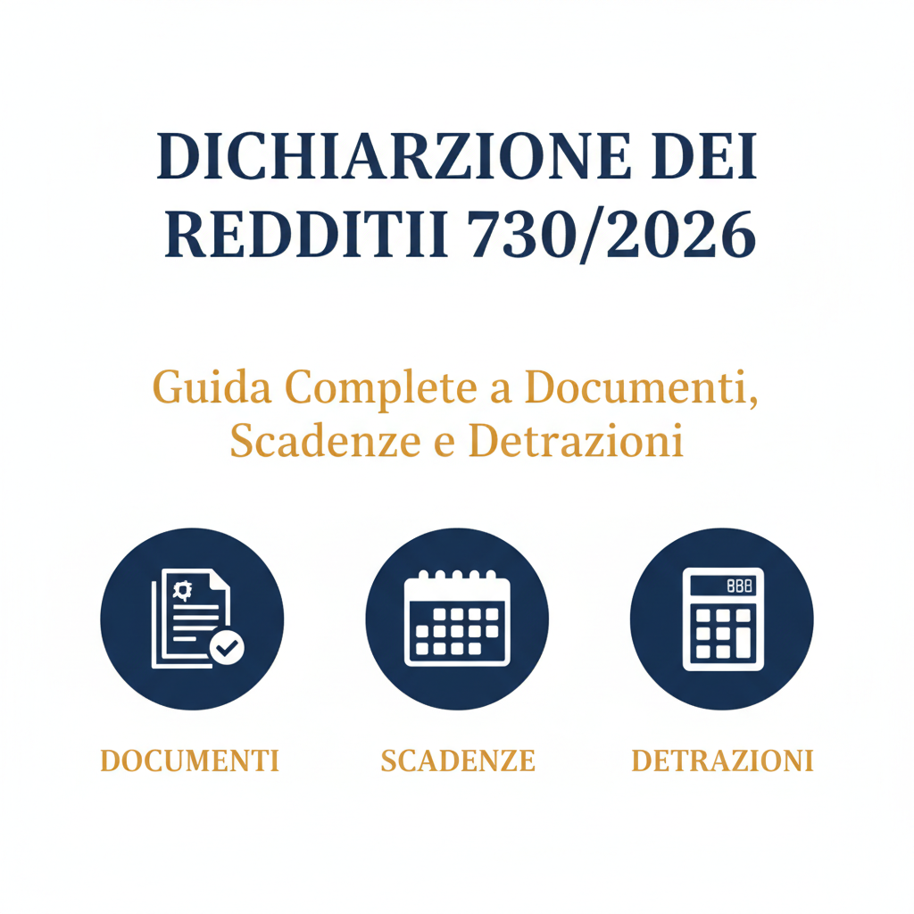 Infografica 730/2026: scadenze, documenti e detrazioni